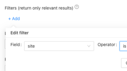Use filters to ignore unwanted results
